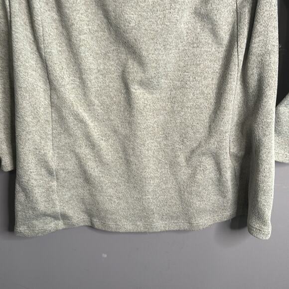 Anthro One September Gray Long Sleeve Tunic with Braided Collar Size Small - Picture 3 of 9